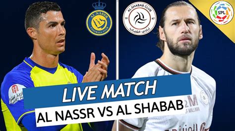 al nassr vs al shabab live stream